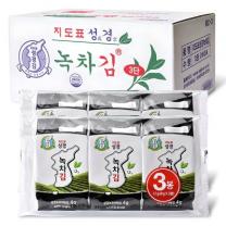지도표 성경 녹차김, 4g, 72개