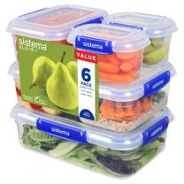 Sistema Klip It+ 모듈러 에센셜 식품 보관 밀폐용기 세트, 1세트, 400ml x 2p +1L x 3p + 2.2L
