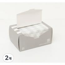 퓨어그리니 올인원 빨아쓰는 도톰 행주 박스타입 30매 그레이, 2개, 30매입