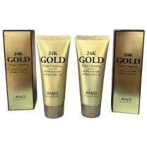 ANJO 앙쥬 24K 골드 폼클렌징 2개 ( 100ml+100ml), 100ml, 2개