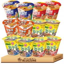컵누들 누들핏 6종 세트 컵누들 매콤한맛2 우동2 매콤찜닭2 누들핏 육개장사발면맛2 김치사발면맛2 새우탕2, 12개