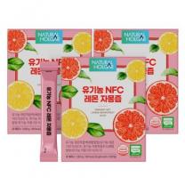 네츄럴올가 유기농 NFC 레몬 자몽즙 대용량, 20g, 150개