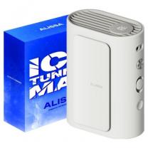 알리사 100단 허리 바디 등 ICE TUNNEL MAX 클립 팬 무선 휴대용 선풍기, 화이트