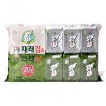 지도표성경 재래식 성경식탁김 4g x 10p + 파래김 4g x 10p, 80g, 1개