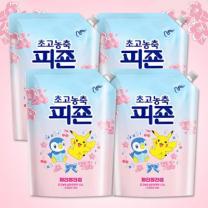 초고농축 피죤 체리블라썸 섬유유연제, 1.3L, 4개