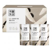 곡물도감 국산 21곡 서리태 가득 콩물두유, 180ml, 15개